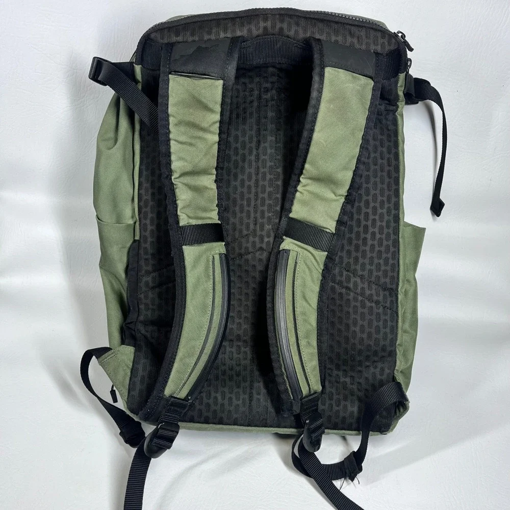Lululemon Cruiser Backpack Sage Green Olive Multi Pocket Commuter Bag OS